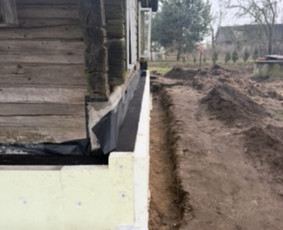 Statybos darbai - Senų namų remontas, renovacija. Pamatų įrengimas - 2