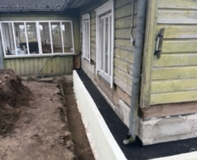 Statybos darbai - Senų namų remontas, renovacija. Pamatų įrengimas - 1