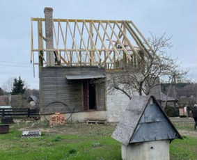 Sodo, mediniai nameliai - Senų namų remontas, renovacija. Pamatų įrengimas - 2