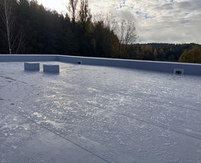 Statybos darbai - &Scaron;laitinių ir Plok&scaron;čių Stogų Dengimas Pvc Danga - 4