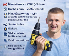 Smulkūs buitinės technikos remonto darbai - Visi buities darbai ir pagalba namuose - 1