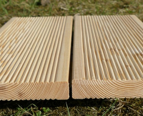 Medienos gaminiai - Terasinės lentos, dailylentės, ta&scaron;ai (maumedis) - 2