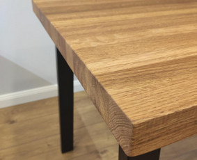 Interjeras, baldai - Nauji ąžuolo masyvo stalai pagaminti Lietuvoje - 1