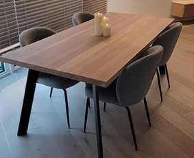 Interjeras, baldai - Nauji ąžuolo masyvo stalai pagaminti Lietuvoje - 2