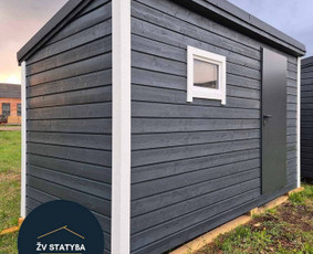 Sodo-moduliniai nameliai,sandėliukai,stoginės,pirtys-saunos / ŽV STATYBA / Darbų pavyzdys ID 4260717