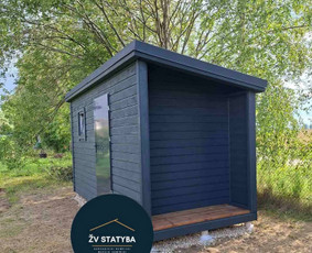 Sodo-moduliniai nameliai,sandėliukai,stoginės,pirtys-saunos / ŽV STATYBA / Darbų pavyzdys ID 4260719