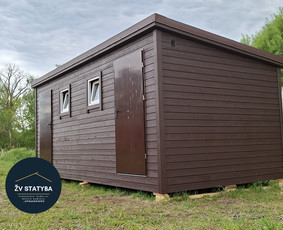 Statybos, apdaila - Sodo-moduliniai nameliai,sandėliukai,stoginės,pirtys-saunos - 1