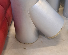 Kaminai, kaminų įdėklai, valymas - Pristatomi kaminai, kaminų indėklai, skardos lankstiniai. - 4