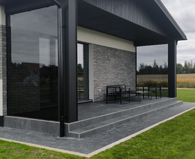 Statybos, apdaila - Terasų įrengimas stiklo konstrukcijos - 3