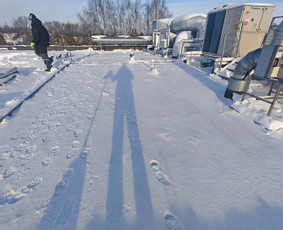 Sniego valymas nuo stogų rankiniu budu / Vygantas Jurgaitis / Darbų pavyzdys ID 4262103