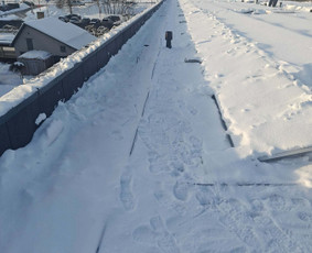 Sniego valymas nuo stogų rankiniu budu / Vygantas Jurgaitis / Darbų pavyzdys ID 4262109
