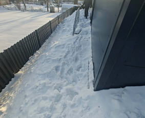 Sniego valymas nuo stogų rankiniu budu / Vygantas Jurgaitis / Darbų pavyzdys ID 4262119