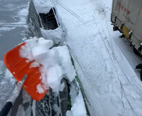 Sniego valymas - Sniego valymas, sniego valymas nuo plok&scaron;čių stogų - 4