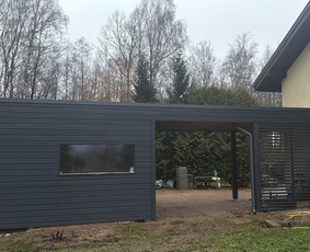 Dailylenčių kalimas - Terasos, karkasiniai statiniai, vent. fasadai, sandeliukai. - 1