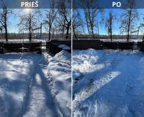 Spec. valymas: grafičių, fasado, sniego ir kt. / Profesionalus paviršių valymas. / Darbų pavyzdys ID 4263635