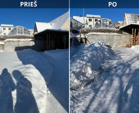 Spec. valymas: grafičių, fasado, sniego ir kt. / Profesionalus paviršių valymas. / Darbų pavyzdys ID 4263637