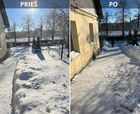 Spec. valymas: grafičių, fasado, sniego ir kt. / Profesionalus paviršių valymas. / Darbų pavyzdys ID 4263641