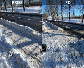 Spec. valymas: grafičių, fasado, sniego ir kt. / Profesionalus paviršių valymas. / Darbų pavyzdys ID 4263643