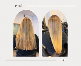 Kirpyklos, kirpėjai, stilistai - By Simona hair extensions care treatments - 3