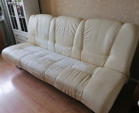 Minkštų baldų pervilkimas, kiti darbai su oda ir gobelenu / Siuvimo Kompozicija / Darbų pavyzdys ID 4263981
