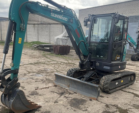 Statybinės technikos nuoma - Ekskavatorių nuoma 2,6t 3,5t. 6,0t. - 1