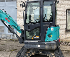 Statybinės technikos nuoma - Ekskavatorių nuoma 2,6t 3,5t. 6,0t. - 4