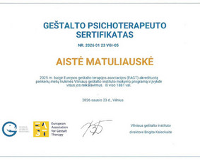 Sveikata, gydymas - Psichologė - psichoterapeutė Vilniuje ir nuotoliu (Lt, En) - 2