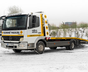 Transportas - Tralas Vilniuje, Techinė pagalba 24/7 Užvedimas 8m 4000kg - 1