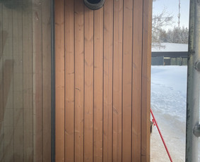 Fasadų, sienų &scaron;iltinimas - Ventiliuojami fasadai, stogai, terasos, lauko medžio apdaila - 3