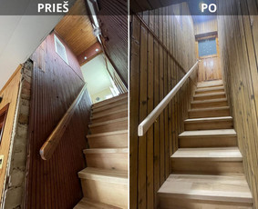 Fasadų, sienų &scaron;iltinimas - Ventiliuojami fasadai, stogai, terasos, lauko medžio apdaila - 2