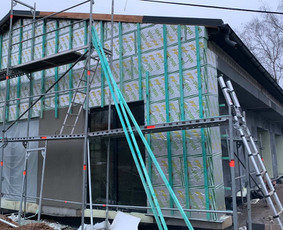 Fasadų, sienų &scaron;iltinimas - Ventiliuojami fasadai, stogai, terasos, lauko medžio apdaila - 1