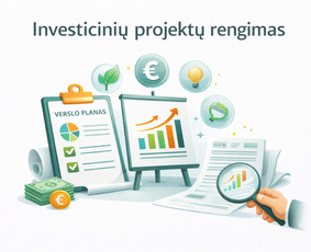 Investicinių projektų rengimas - Parai&scaron;kų Ilte, Vvg ir verslo paskolų rengimas - 1
