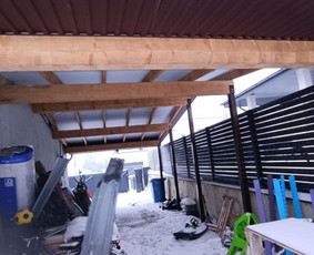 Stoginių, pavėsinių statyba. Stogo darbai. Karkasiniai namai / Kiemas Tvirtai / Darbų pavyzdys ID 4266707