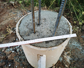 Statybos darbai - Poliai, pamatai, drenažas, atraminės sienelės - 4