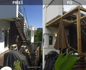 Sienų dažymas - Vidaus ir lauko darbai,naujų namų-patalpų statyba-renovacija - 4