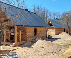 Statybos darbai - Rąstinių, karkasinių pastatų statyba ir restauravimas. - 2