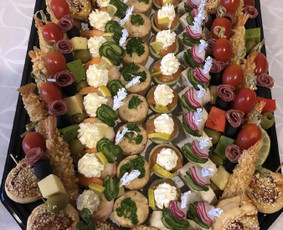 Maistas, konditerija - Vieno kąsnio užkandžiai, keptos duonos tortai. - 4