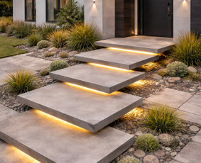 Statybos, apdaila - Vidaus ir lauko laiptų betonavimas - 1