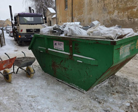&Scaron;iuk&scaron;lių i&scaron;vežimas: statybinių ir kt. - Statybinių konteinerių nuoma Vilniuje ir Vilniaus rajone - 1