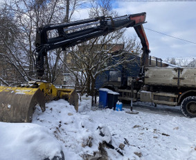 Fiskaro nuoma - Fiskaro paslaugos, savivartis su kranu griebtuvais - 2