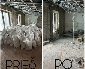 Statybinių atliekų i&scaron;vežimas - Perkraustymas, griovimas, i&scaron;ne&scaron;imas - 3