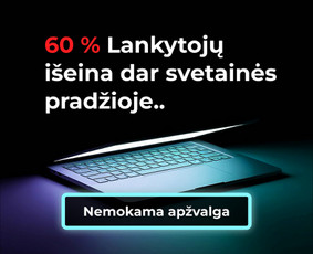 Interneto svetainių kūrimas - Jūsų svetainėje parodau, kas stabdo lankytojus likti - 1