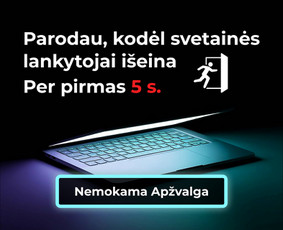 Interneto svetainių kūrimas - Jūsų svetainėje parodau, kas stabdo lankytojus pasilikti - 1