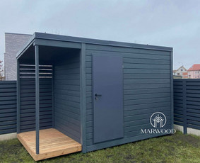 Malkinės, statyba - Terasos, stoginės, fasadai, pirtys, sandėliukai - 1