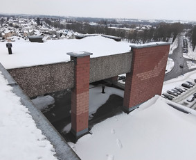Varveklių ir ledo nuėmimas Sniego valymas nuo stogo / K. Tarvydas / Darbų pavyzdys ID 4274249