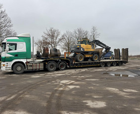 Krovinių pervežimas - Negabaritinių krovinių pervežimas,tralas,platforma - 2