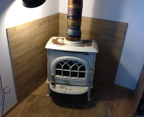 Plytelių klijavimas - Vidaus apdailos darbai, tinkavimas natūraliu molio tinku. - 4