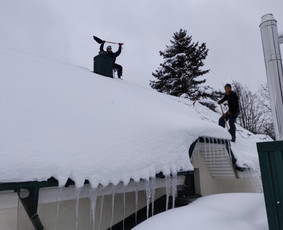 Sniego valymas - Sniego valymas, nuo stogų, kiemų, takelių ir kita. - 2