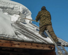Sniego valymas - Sniego valymas, nuo stogų, kiemų, takelių ir kita. - 1