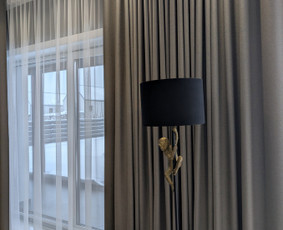 Karnizų, roletų montavimas - Užuolaidų / romanečių siuvimas, bėgelių montavimas. - 4